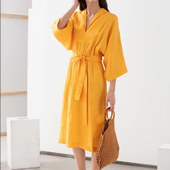 & Other Stories Dresses & Skirts - & Other Stories Linen Kaftan Dress